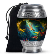 Unique Dragonfly Cremation Urn - Forest Funeral Urn For Male & Female