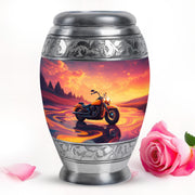 Personalized Elegant Bike Cremation Urns - Pink 10-inch, 200 cu in - Karyliz