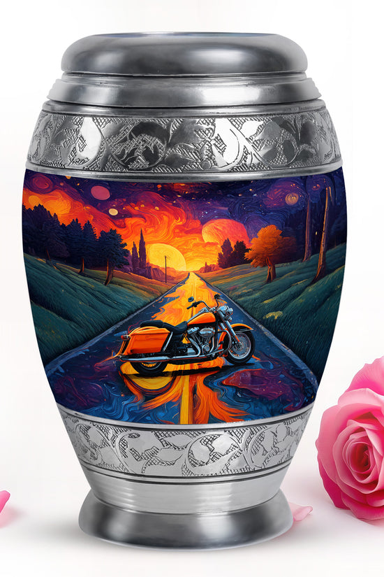 Sublime Bike Cremation Urns for Human Ashes - Purple 10-inch - Karyliz