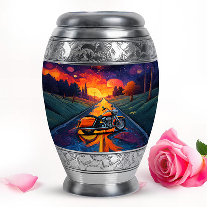 Sublime Bike Cremation Urns for Human Ashes - Purple 10-inch - Karyliz