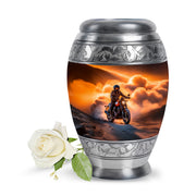 Distinguished Gold Bike Cremation Urn for Ashes - 10-inch, 200 cu in - Karyliz