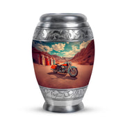 Harmonious Bike Cremation Urns for Human Ashes - Teal 10-inch - Karyliz