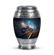 Blue Bike Cremation Urns - Imperial Reflection 10-inch, 200 cu in - Karyliz