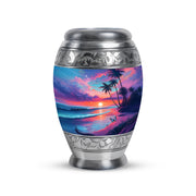 Blessed Beach Cremation Urns for Human Ashes - Blue 10-inch - Yatskia