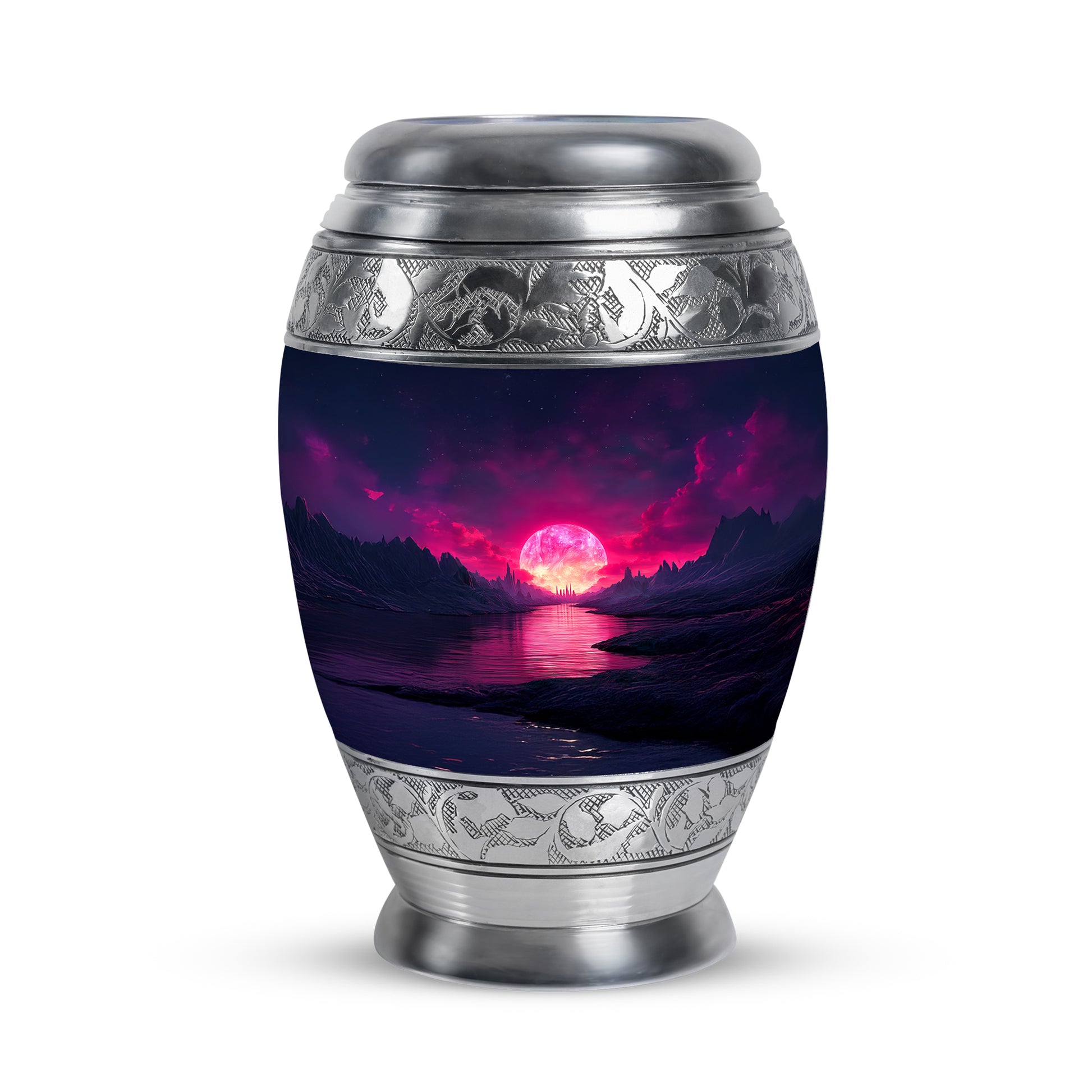 Blue Venerable Beach Cremation Urns for Human Ashes - 10-inch, 200 cu in - Yatskia