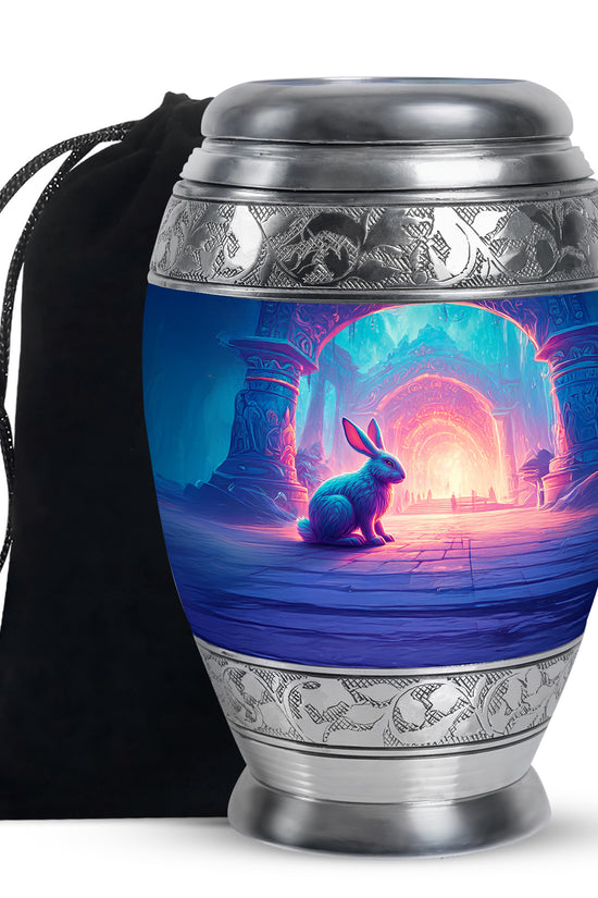 Magical Rabbit Memorial Urn - Cremation Urn For Human Ashes