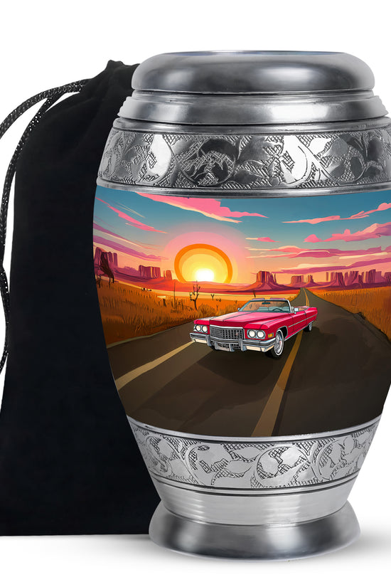 Vintage Car Urn for Ashes - Premium Funeral Urn For Dad