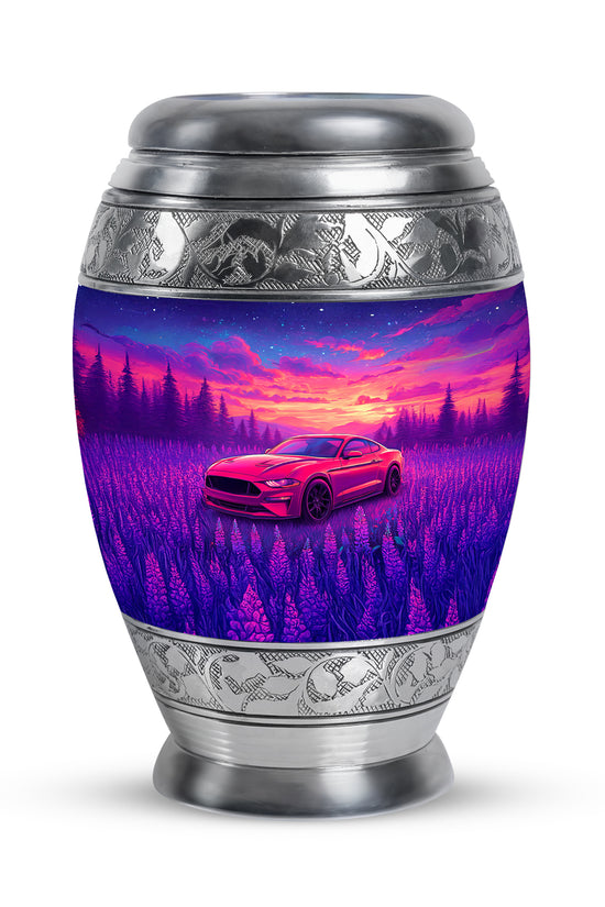 Regal Car Memorial Cremation Urns - Blue 10-inch, 200 cu in - Karyliz