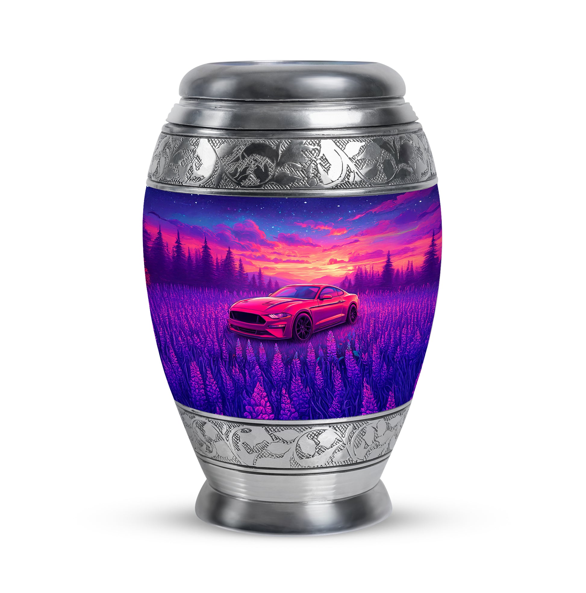 Regal Car Memorial Cremation Urns - Blue 10-inch, 200 cu in - Karyliz