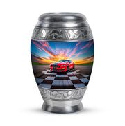 Personalized Car Cremation Urns - Tranquil Blue 10-inch, 200 cu in - Karyliz