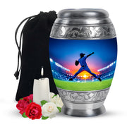 Baseball Pitcher Memorial Urn - Decorative Urn For Adult Male