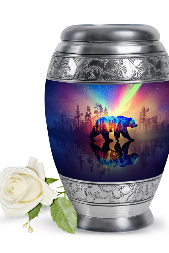 Blue Bear Cremation Urns - Opulent Haven 10-inch, 200 cu in - Yatskia