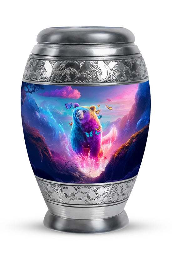 Blue Bear Cremation Urns - Honored Tribute 10-inch, 200 cu in - Yatskia