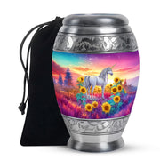 Beautiful Unicorn Urn - Sunset Memorial Urn For Male & Female