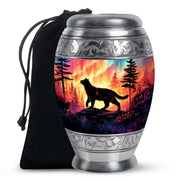 Cat Memroial Urn - Artistic Forest Cremation Urn For Pet Ashes