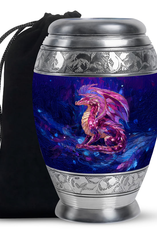 Dragon Theme Memorial Urn - Artistic Funeral Urn For Male & Female