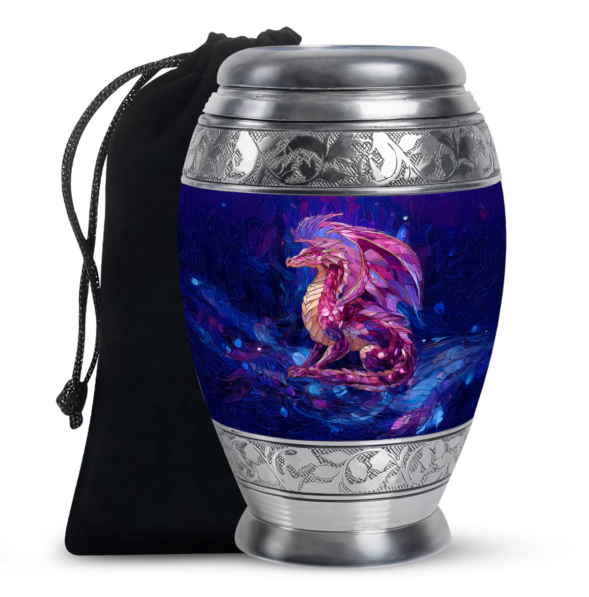 Dragon Theme Memorial Urn - Artistic Funeral Urn For Male & Female