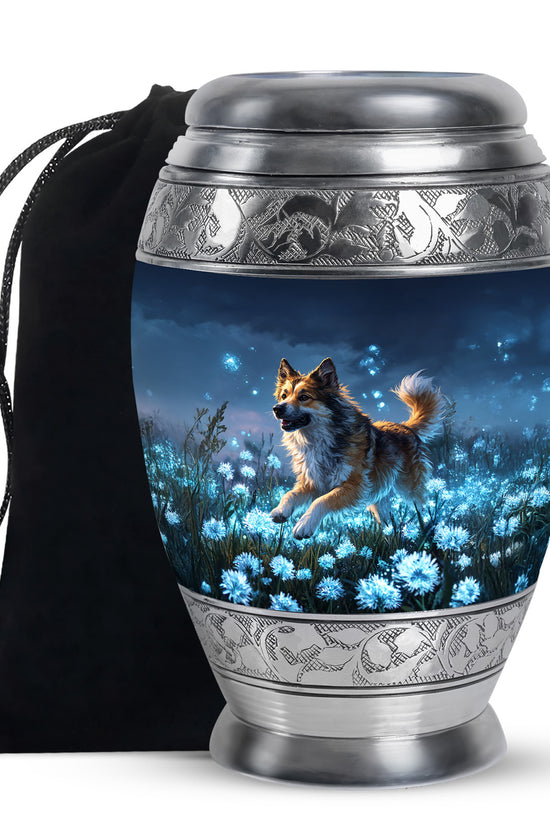 Dog Cremation Urn - Night Sky Pet Memorial Urn For Pet Ashes
