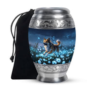 Dog Cremation Urn - Night Sky Pet Memorial Urn For Pet Ashes