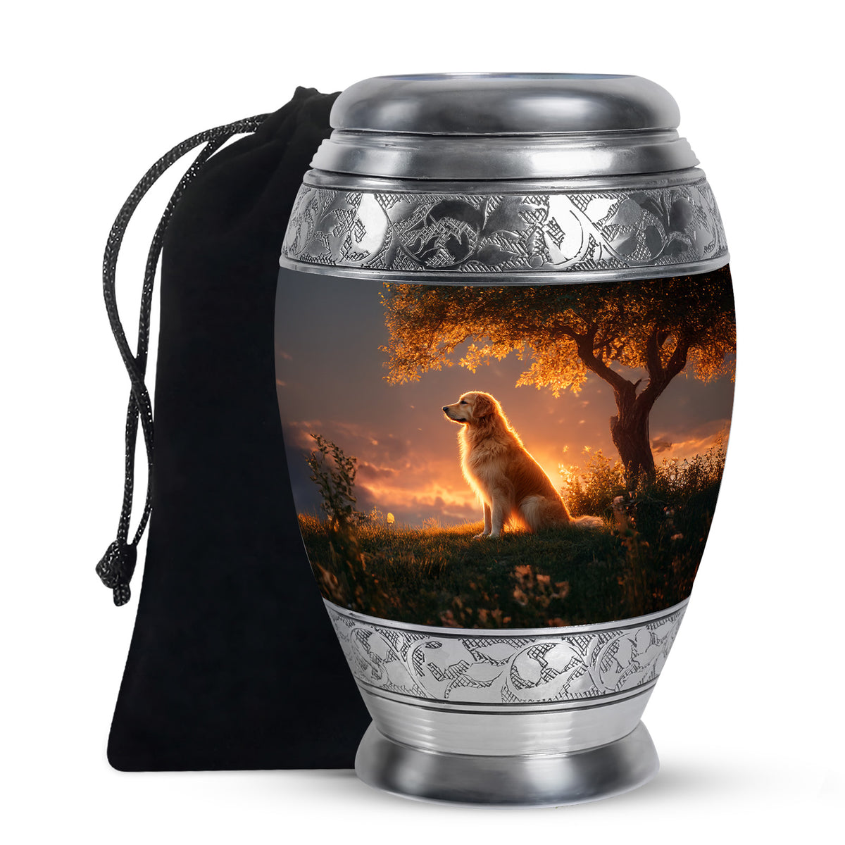 Pet Cremation Urn Dog - Golden Retriever Urn For Ashes