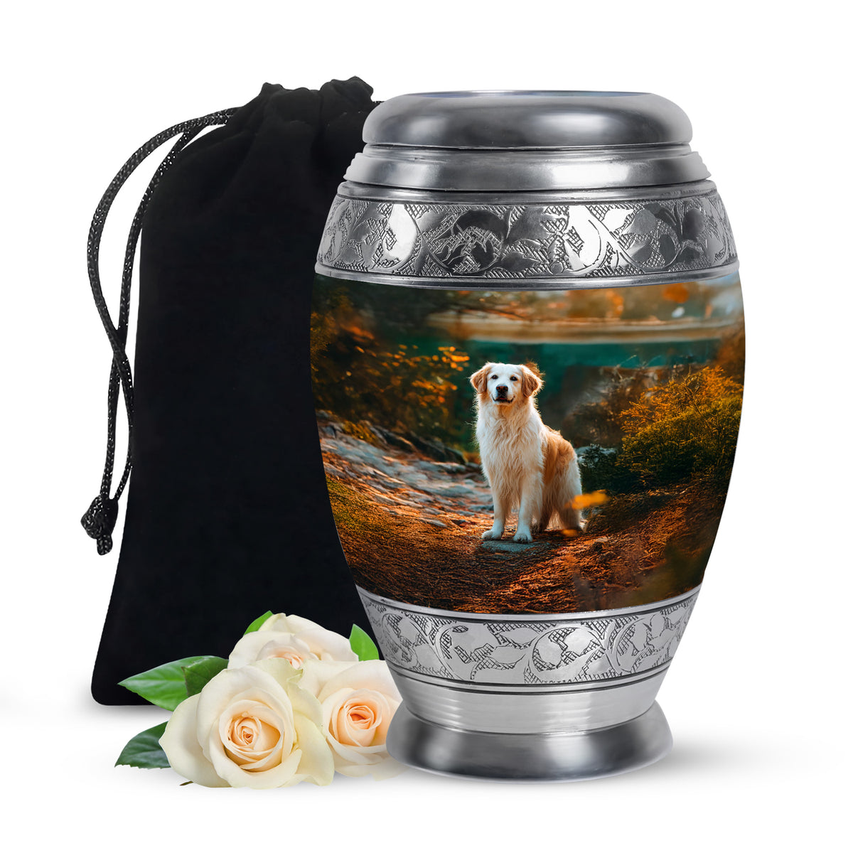 Golden Retriever Urns For Pet Dog - Dog Cremation Urns For Sale