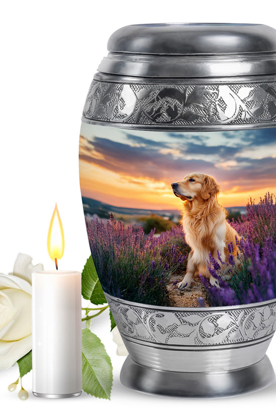 Golden Retriever Funeral Urn - Pet Cremation Urn For Ashes