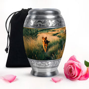 German Shepherd Tribute Funeral Urn - Pet Memorial Urn For Dog Ashes