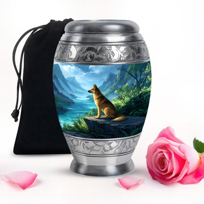 Dog Cremation Urn - Mountain Valley Funeral Urn For Pet Ashes