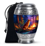 Husky Dog Cremation Urn - Forest Memorial Urn For Pet Ashes