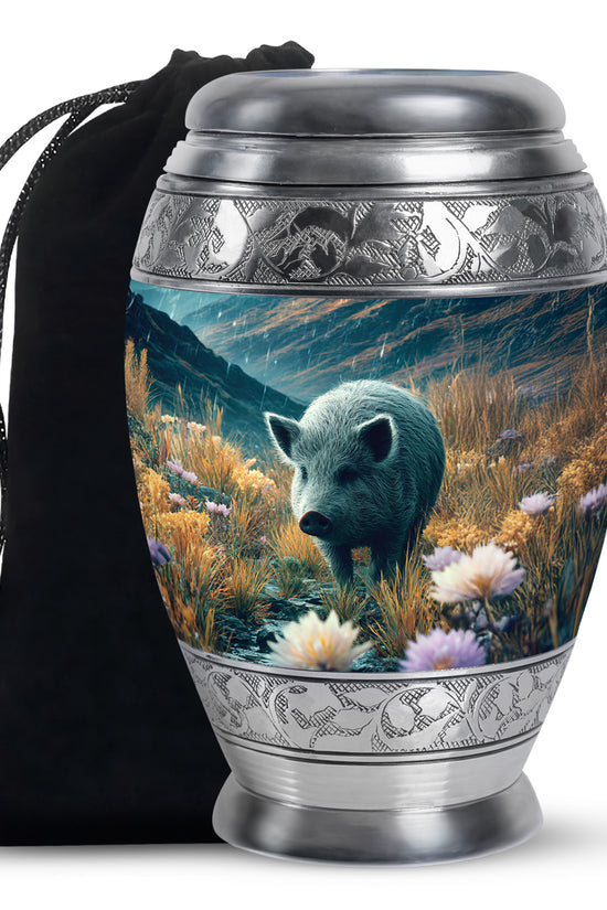 Wild Pig Cremation Urns - Beautiful Mountain Funeral Urns For Adult Ashes