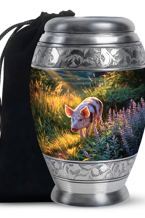 Pig Artistic Memorial Urn - Cremation Urns For Male & Female