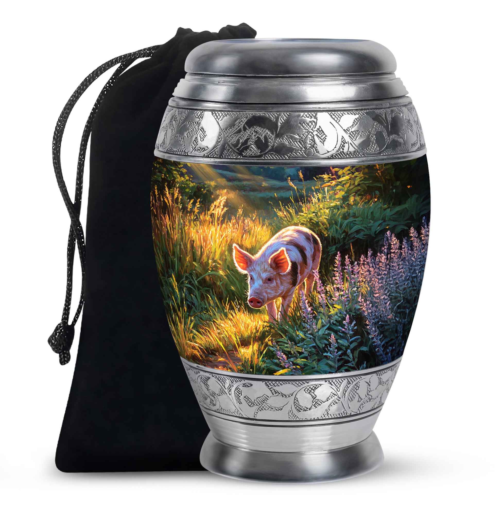 Pig Artistic Memorial Urn - Cremation Urns For Male & Female