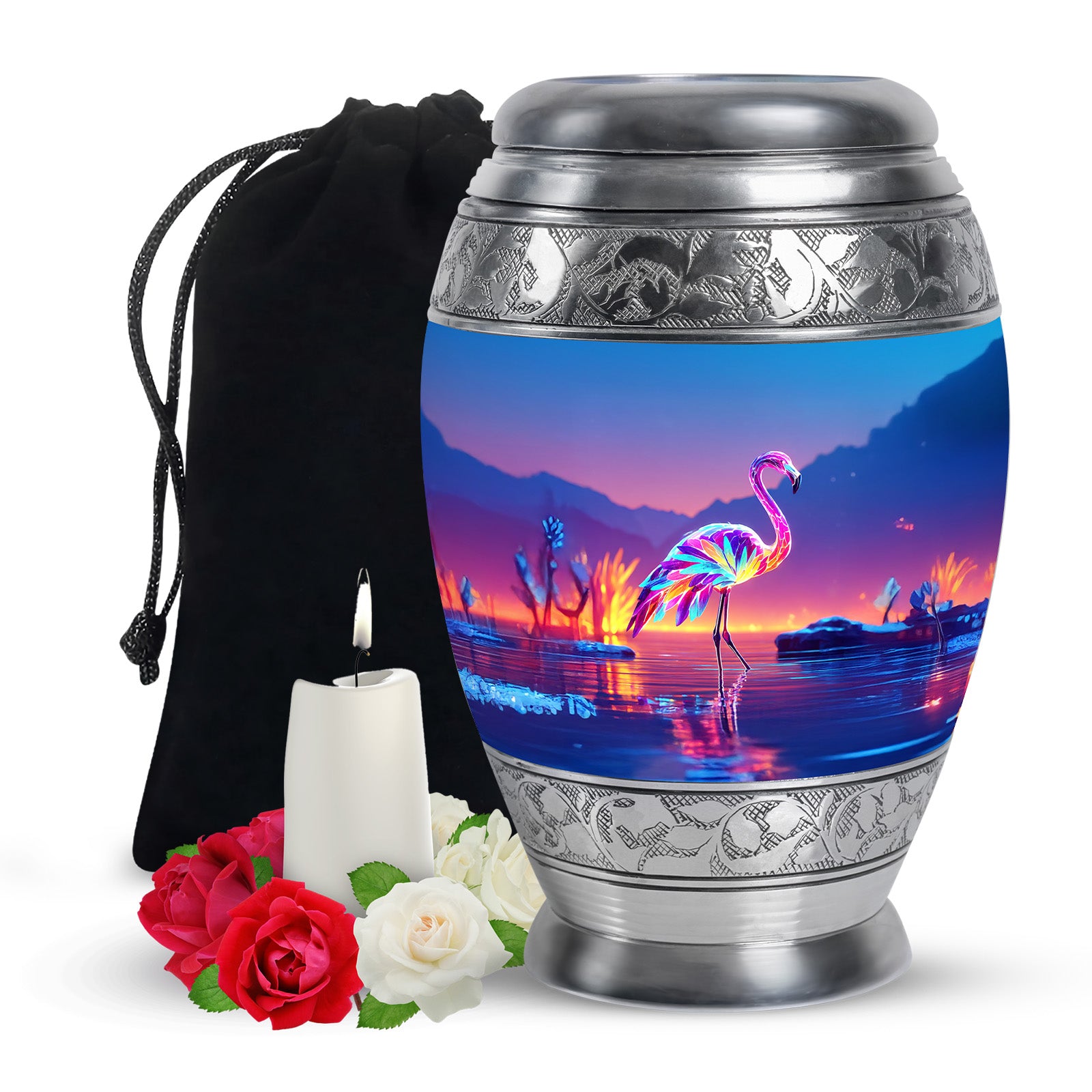 Beautiful Artistic Cremation Urn - Containers for Human Ashes