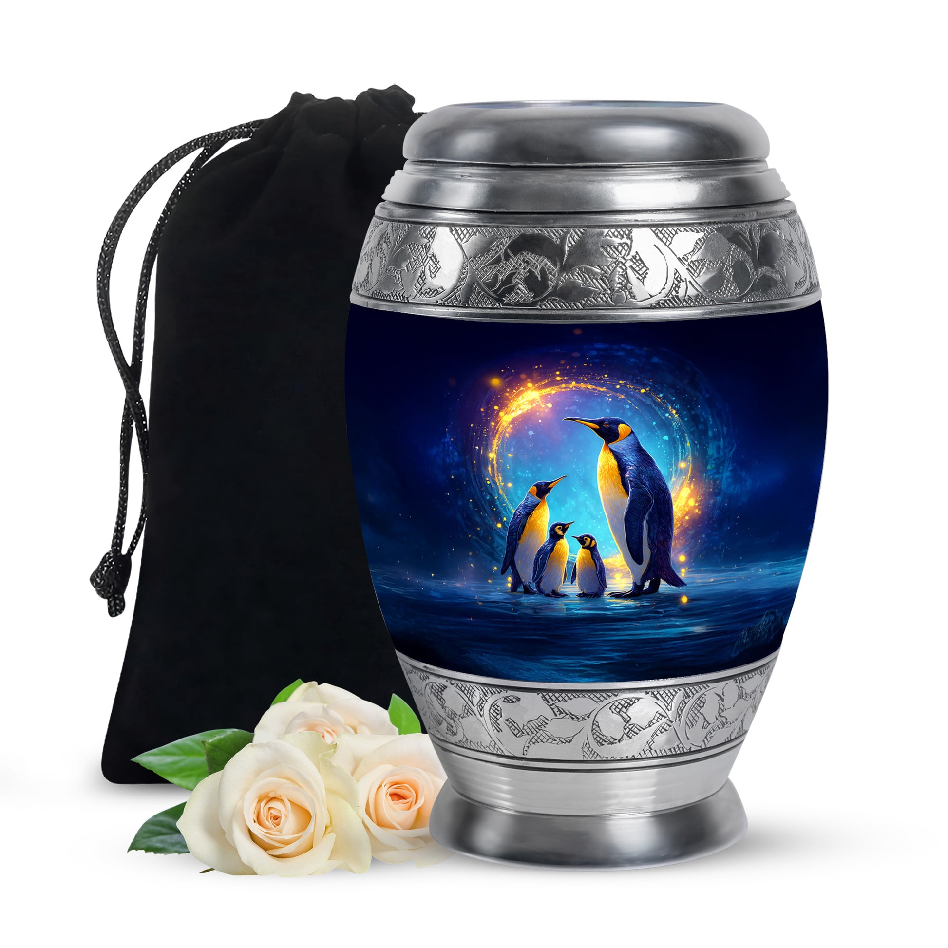 Penguin Urn For Ashes - Cremation Urn For Human Ashes