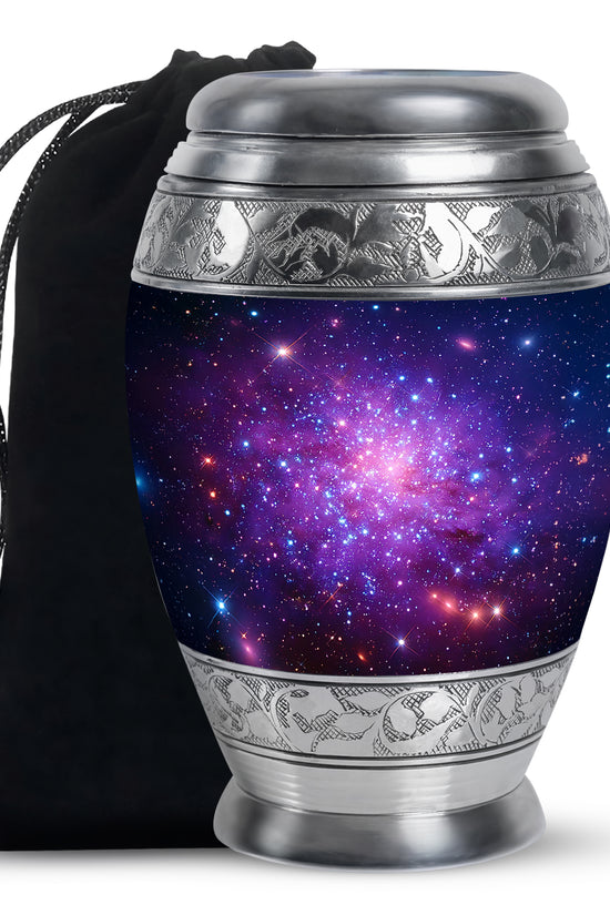 Galaxy Theme Cremation Urn - Funeral Urn For Male & Female