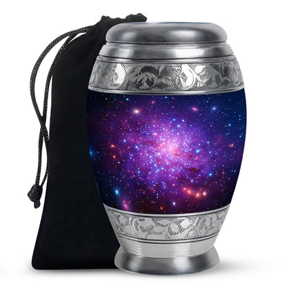 Galaxy Theme Cremation Urn - Funeral Urn For Male & Female