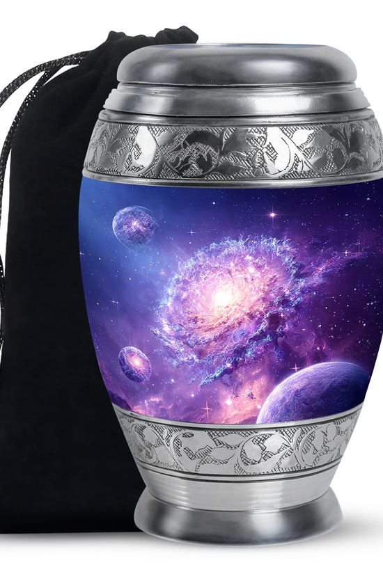 Space Galaxy Funeral Urn - Cremation Urn For Loved Ones