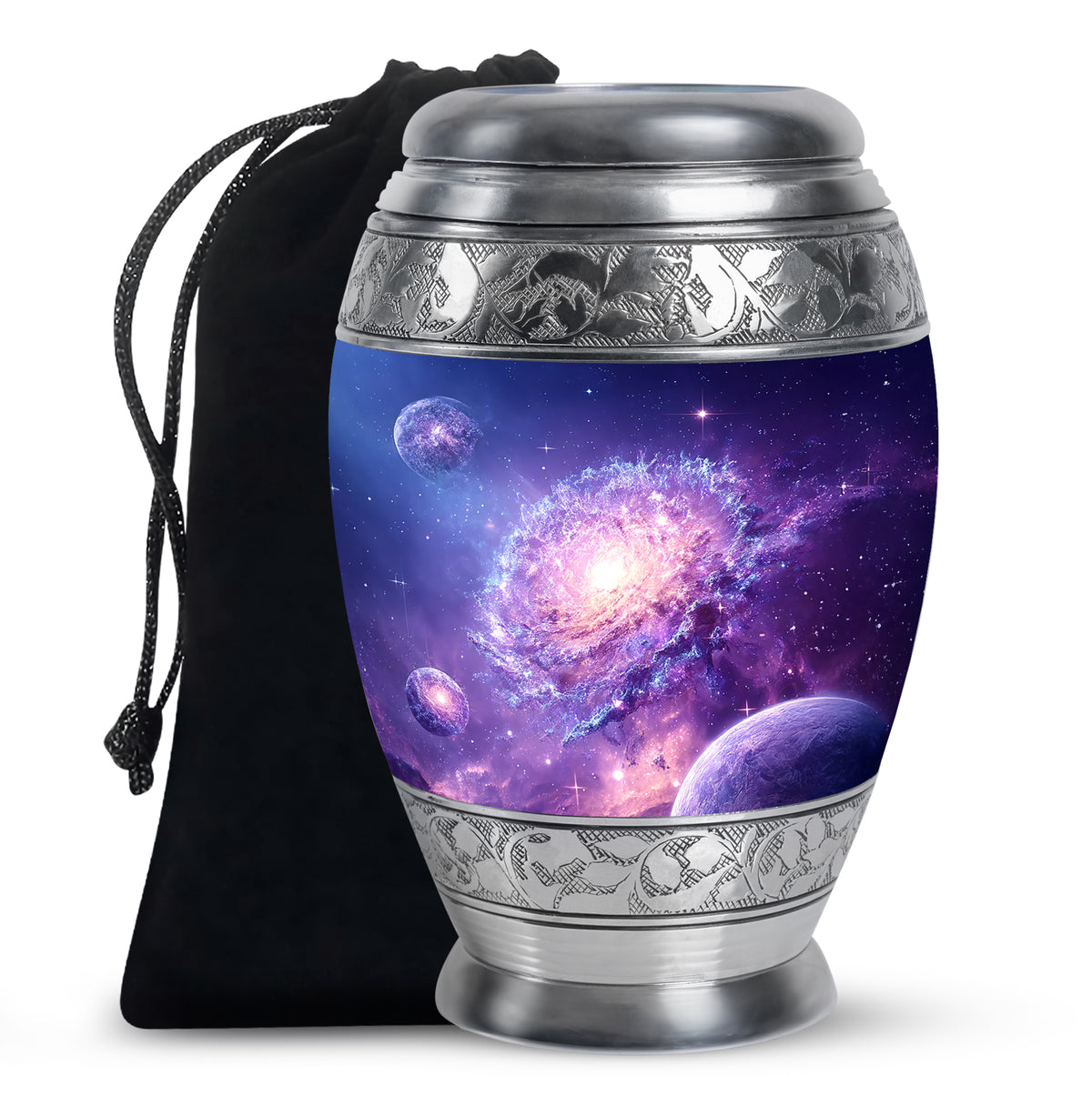 Space Galaxy Funeral Urn - Cremation Urn For Loved Ones