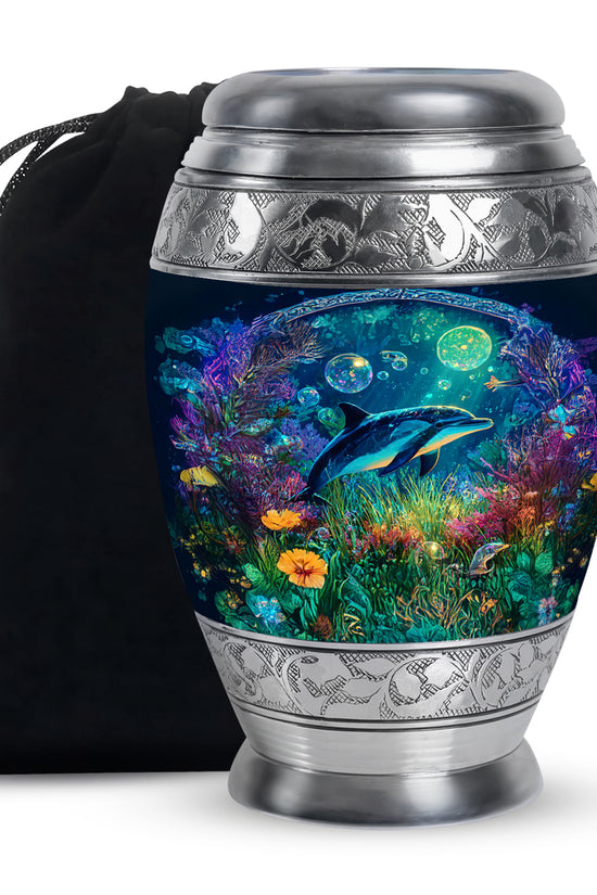 Deep Ocean Funeral Urn - Beautiful Cremation Urn For Burial
