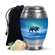 Bear Cremation Urn - Nature Wildlife Cremation Urn For Adult Ashes