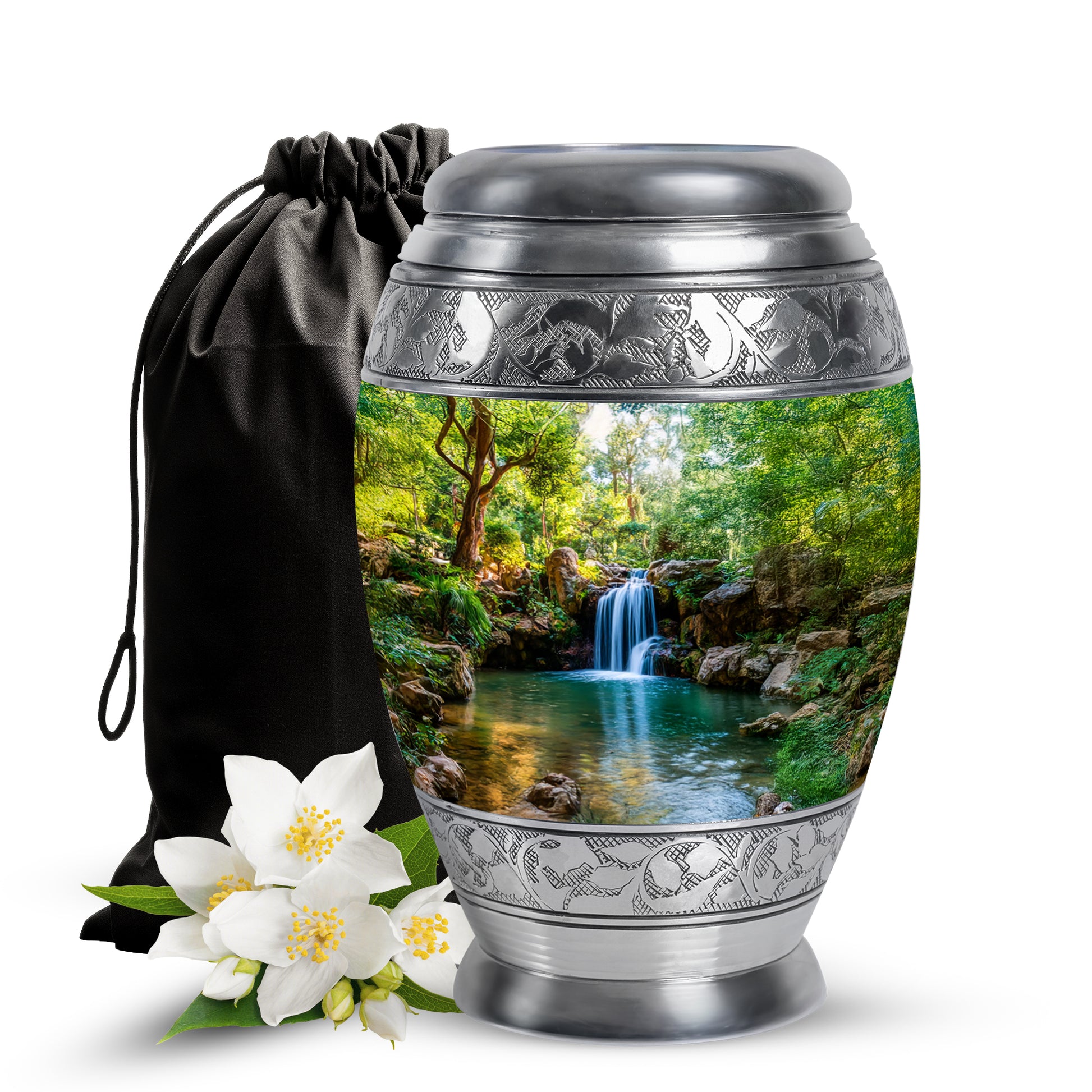 Beautiful Memorial Urn - Waterfall Cremation Urn For Loved Ones