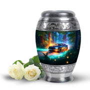 Regal Car Memorial Cremation Urns - Teal 10-inch, 200 cu in - Karyliz