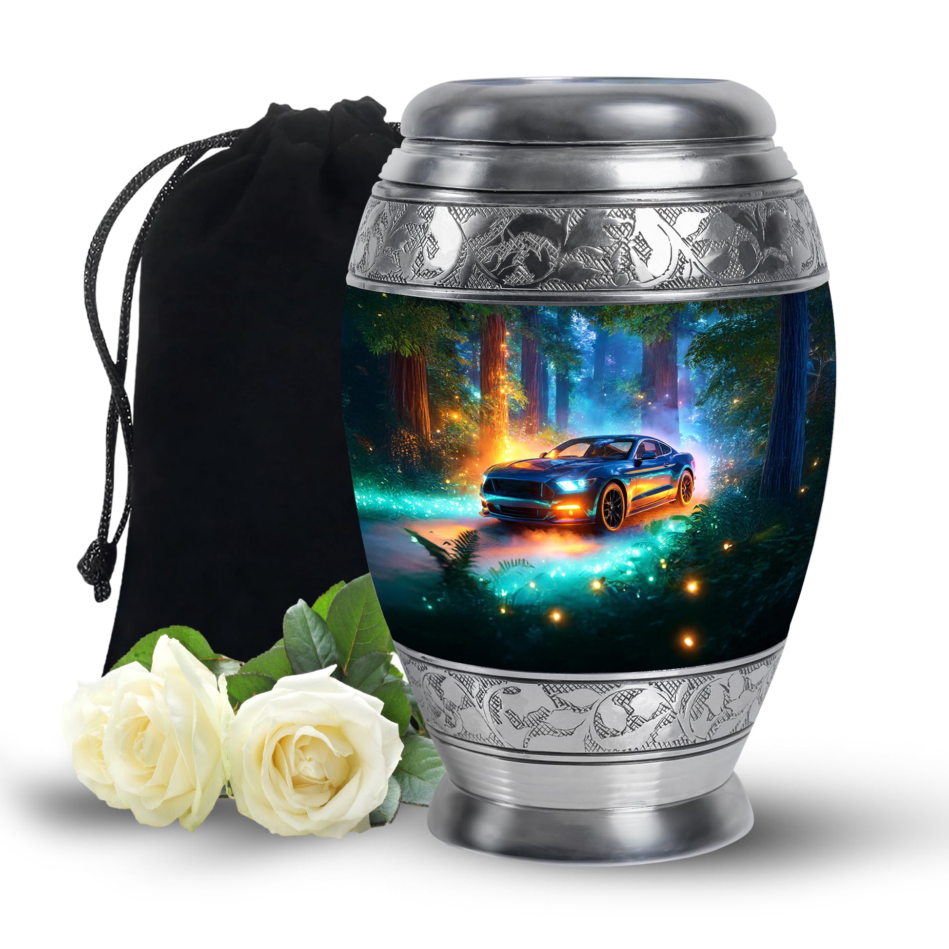 Car Urns For Ashes Burial - Forest Cremation Ashes Urn For Men