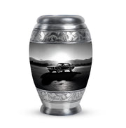 Personalized Eternal Car Cremation Urns - Gray 10-inch, 200 cu in - Karyliz