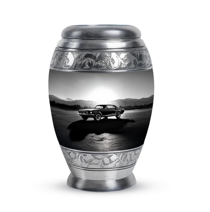Personalized Eternal Car Cremation Urns - Gray 10-inch, 200 cu in - Karyliz