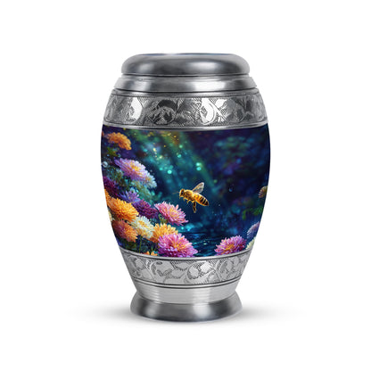 Sublime Bee Cremation Urns for Human Ashes - Black 10-inch - Karyliz