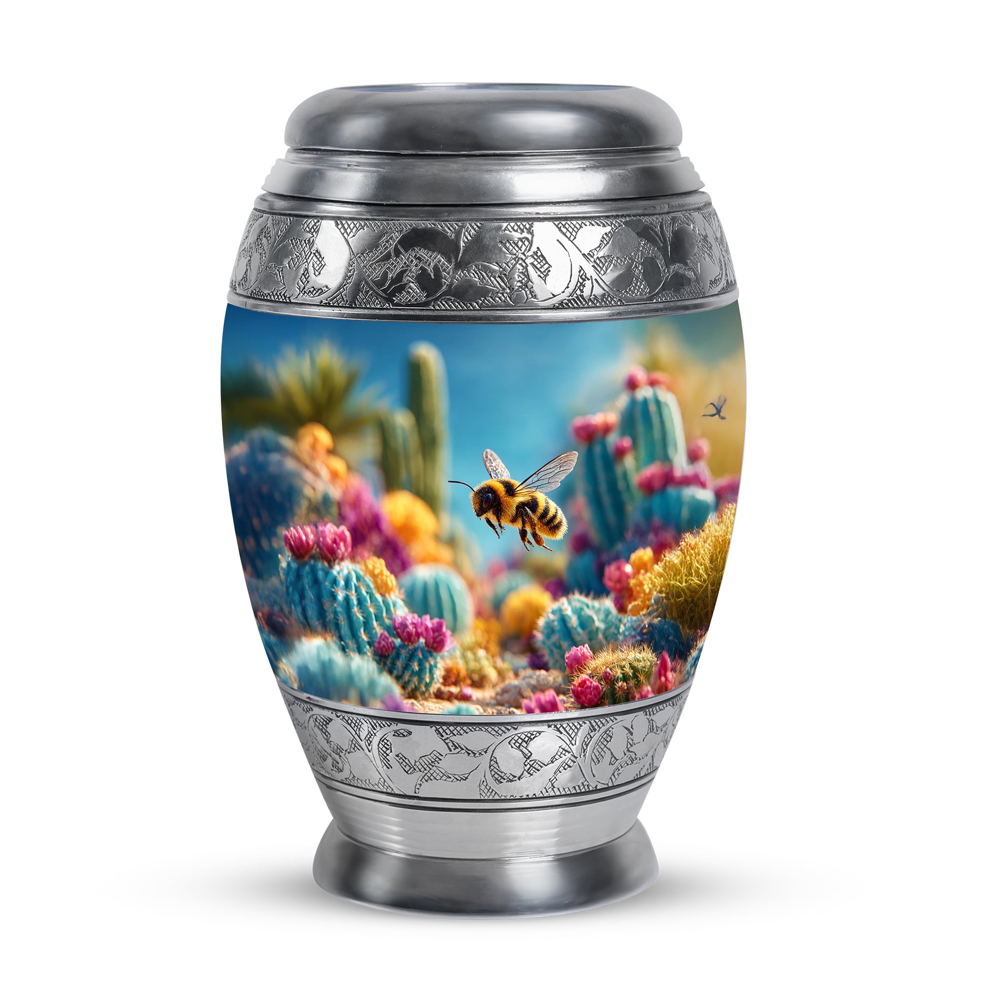 Blue Bee Cremation Urns - Imperial Tribute 10-inch, 200 cu in - Karyliz