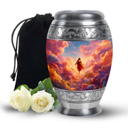 Divine Jesus Funeral Urn - Religious Cremation Urn For Human Ashes