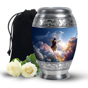 Spiritual Jesus Ashes Urn - Christian Cremation Urn For Loved Ones