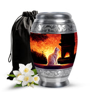 Cat Memorial Urn - Sunset Pet Memorial Urn For Ashes